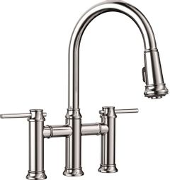 Blanco® Empress™ Chrome 1.5 GPM Bridge Kitchen Faucet