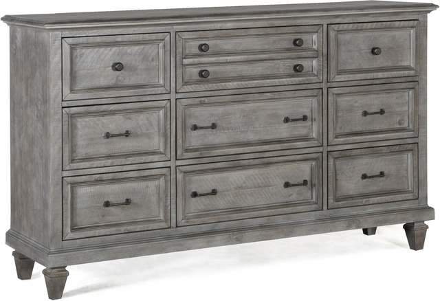 Magnussen Home® Lancaster Dovetail Grey Drawer Dresser-1