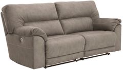 Benchcraft® Cavalcade Slate 2 Seat Reclining Power Sofa