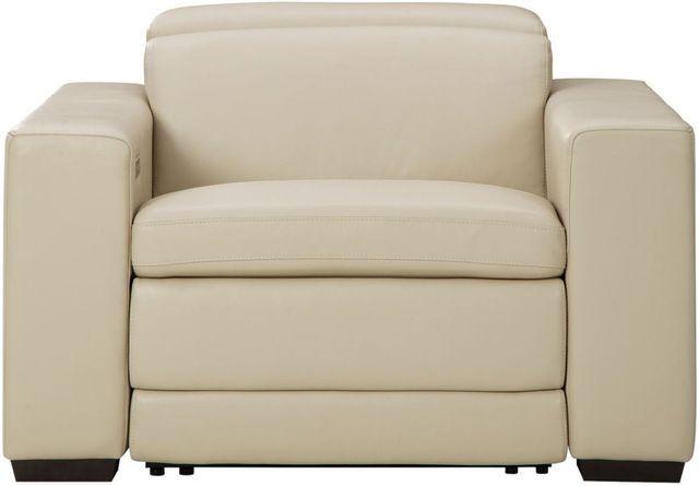 Signature Design by Ashley® Texline Sand Power Recliner with Adjustable Headrest-0