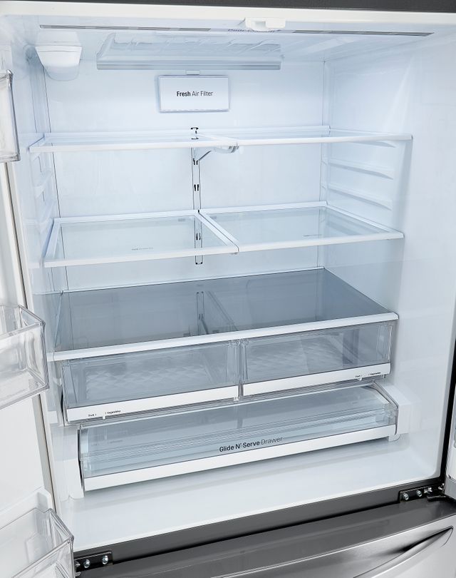 Réfrigérateur à portes françaises à profondeur de comptoir de 36 po LG® de 21,9 pi³ - Acier inoxydable 10