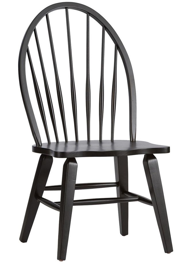 Liberty Furniture Hearthstone Black Side Chair - Set of 2-0