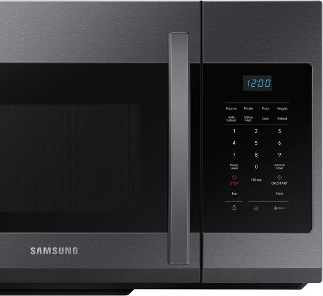 Samsung 1.7 Cu. Ft. Fingerprint Resistant Black Stainless Steel Over The Range Microwave 6