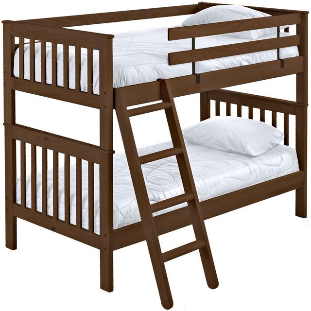 Crate Designs™ Brindle Twin Over Twin Mission Bunk Bed