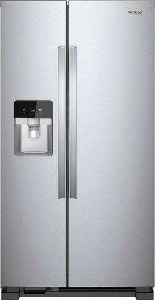 Whirlpool® 21 Cu. Ft. Fingerprint Resistant Stainless Steel Side-by-Side Refrigerator