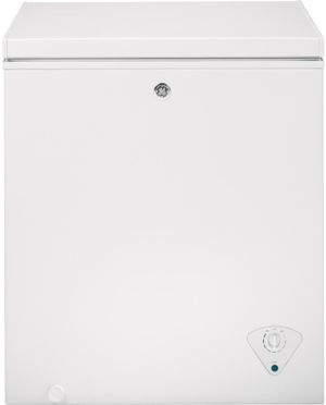 GE® 5.0 Cu. Ft. White Chest Freezer