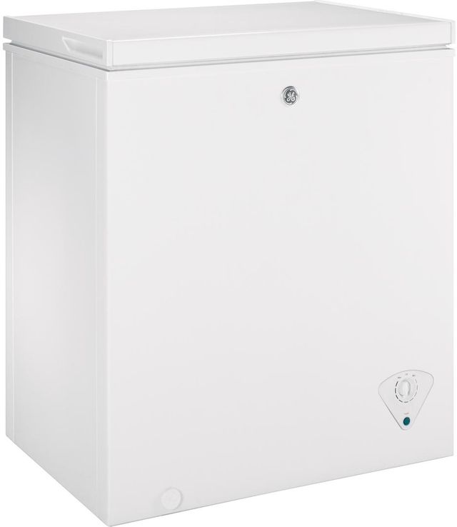 GE® 5.0 Cu. Ft. White Chest Freezer 1