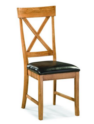 Intercon Family Dining Chestnut X-Back Side Chair