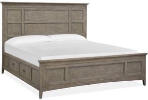 Magnussen Home® Paxton Place Dovetail Grey Queen Storage Bed P96169085