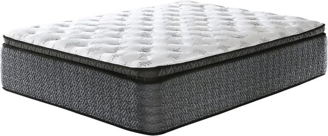 Sierra Sleep® by Ashley® Ultra Luxury Hybrid Plush Pillow Top Queen Mattress in a Box