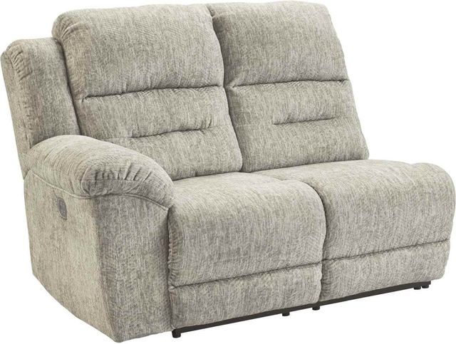 Signature Design by Ashley® Family Den 3-Piece Pewter Power Reclining Sectional-1