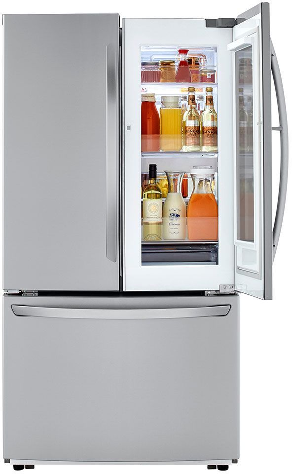 LG 22.6 Cu. Ft. PrintProof™ Stainless Steel Counter Depth French Door Refrigerator 7