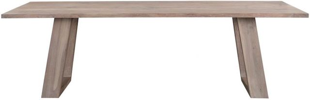 Moe's Home Collection Tanya Whitewash Dining Table 1