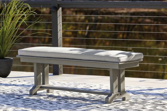 Signature Design by Ashley® Visola Gray Outdoor Bench 3