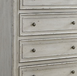 Liberty Furniture Big Valley Whitestone Finish with Heavy Distressing 5 Drawer Chest-1