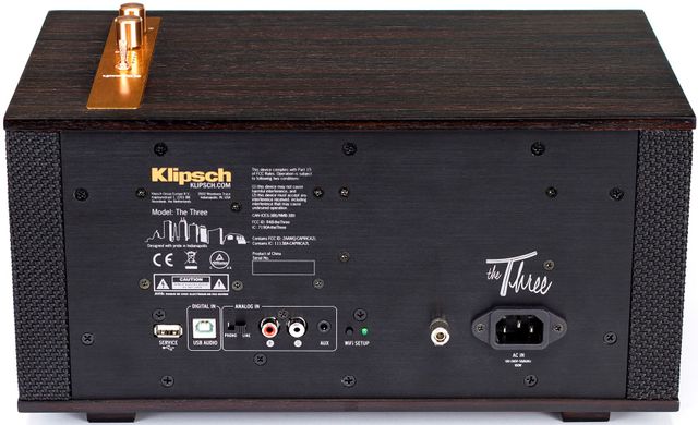 Klipsch® Heritage Ebony The Three Wireless Bookshelf Speaker 2