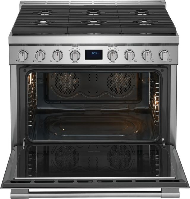 Frigidaire Professional® 36'' Stainless Steel Pro Style Dual Fuel Natural Gas Range 3