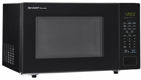 Sharp® Carousel® 1.1 Cu. Ft. Black Countertop Microwave Oven 5