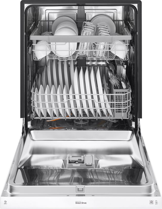 LG 24" White Built In Dishwasher 2