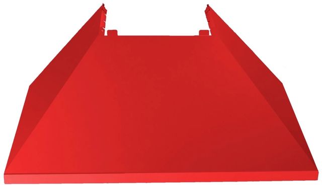 ZLINE 48" Matte Red Outdoor Wall Mounted Range Hood  3