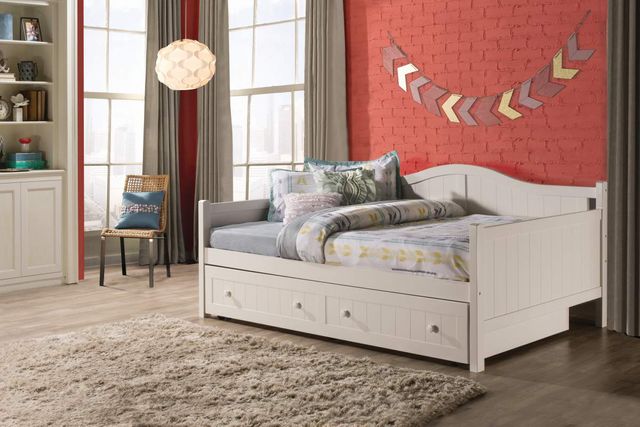 Hillsdale Furniture Staci White Full Daybed with Trundle 24