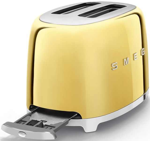 Smeg 50's Retro Style Gold 2 Slice Toaster 4