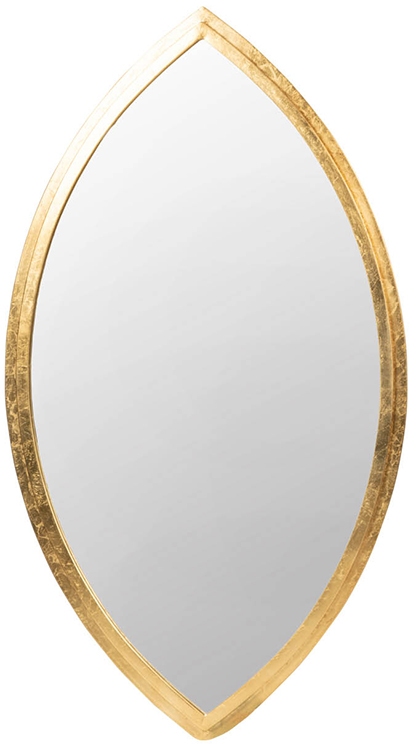 A & B Home Gold Wall Mirror