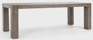 Classic Home Kingston Gray 89" Dining Table
