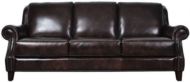 Bassett Club Level Tompkins 3742-P62A Leather Power Reclining Sofa