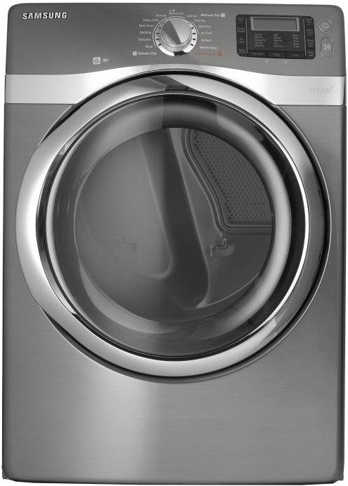Samsung 7.5 Cu. Ft. Stainless Platinum Gas Steam Dryer