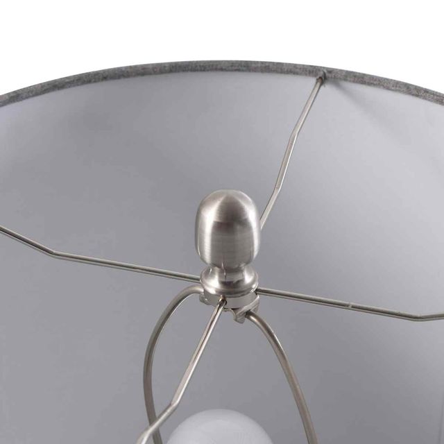 Style Craft Saco Smoked Glass Globe Table Lamp-3