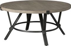Signature Design by Ashley® Zontini Light Brown Round Coffee Table