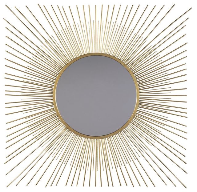 Signature Design by Ashley® Elspeth Gold Accent Mirror-0