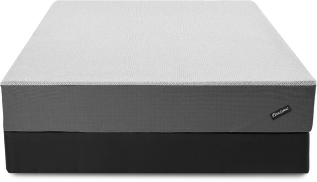 Beautyrest® BR MIAB 22 10" Gemini Gel Memory Foam Medium Tight Top Queen Mattress - Bed in a Box 48