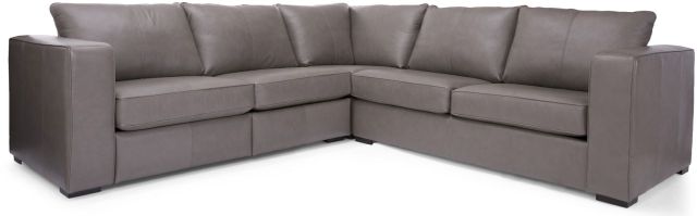 Decor-Rest® Furniture LTD 3900 Taupe 3-Piece Sectional Sofa