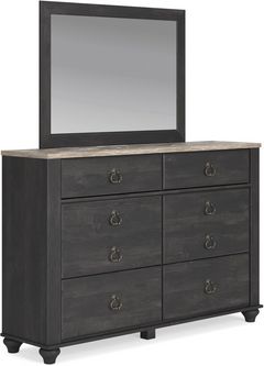Signature Design by Ashley® Nanforth Two-Tone Dresser and Mirror