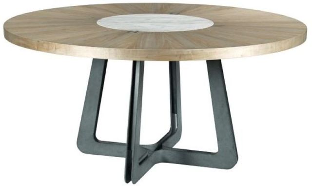 American Drew® AD Modern Synergy Concentric Round Dining Table Complete-0