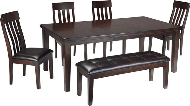 Signature Design by Ashley® Haddigan Dark Brown Dining Extension Table-2