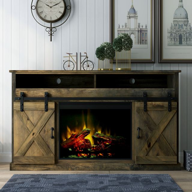 Legends Furniture, Inc. Farmhouse 66" Fireplace Console 8