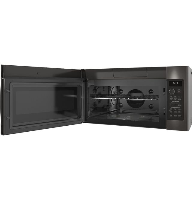 GE Profile™ 1.7 Cu. Ft. Black Stainless Steel Over The Range Microwave-1