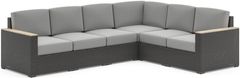 homestyles® Boca Raton Brown Outdoor 6 Seat Sectional