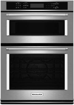 KitchenAid® 30" Stainless Steel Electric Built In Oven/Microwave Combo In Stock