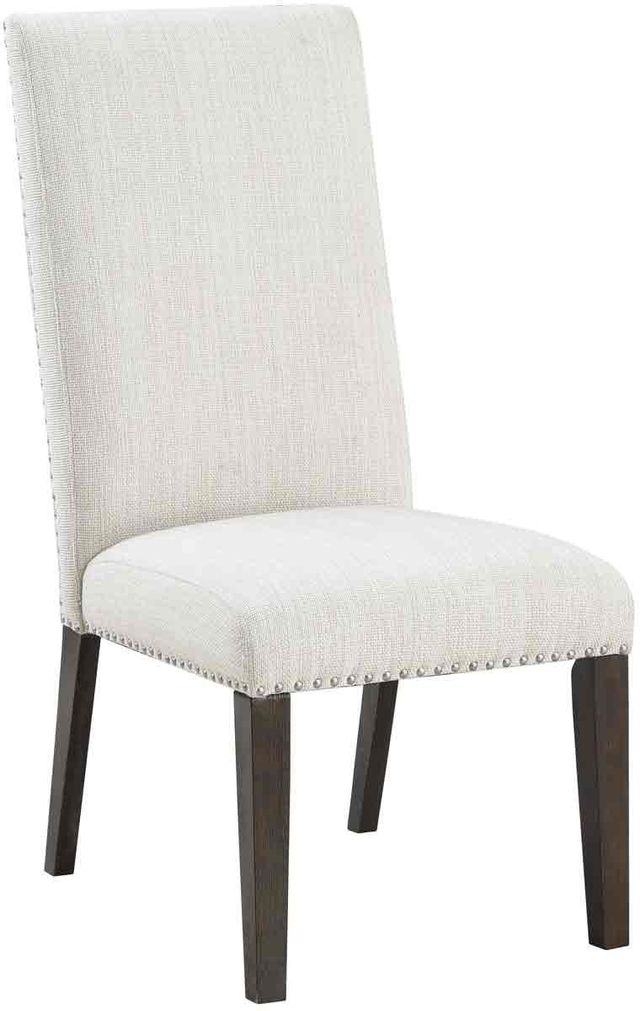 Steve Silver Co.® Hutchins Cream/Dusty Charcoal Dining Side Chair-2