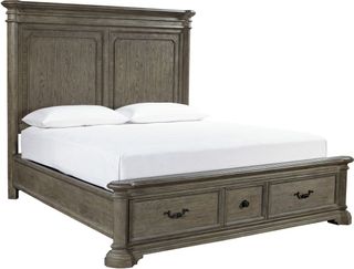Aspenhome® Hamilton Briarsmoke Queen Panel Storage Bed