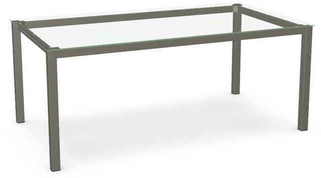 Table rectangulaire en verre Bennington Amisco®
