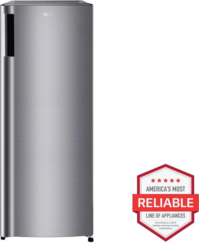 LG 5.8 Cu. Ft. Platinum Silver Single Door Freezer-1