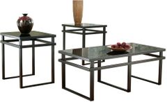 Mill Street® Laney 3-Piece Black Occasional Table Set