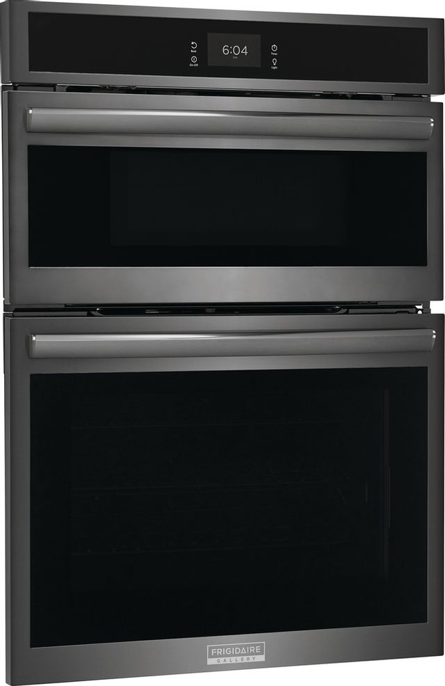 Frigidaire Gallery® 30" Smudge-Proof® Black Stainless Steel Oven/Microwave Combo Electric Wall Oven 4