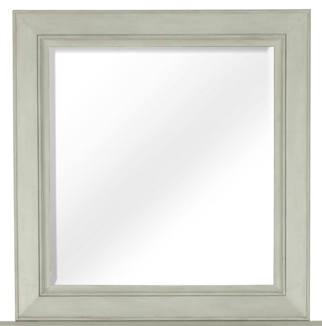 Magnussen Home® Raelynn Weathered White Concave Framed Mirror