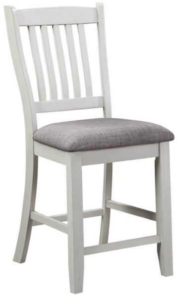 Crown Mark Buford Chalk Grey Counter Dining Chair | Adams Furniture ...